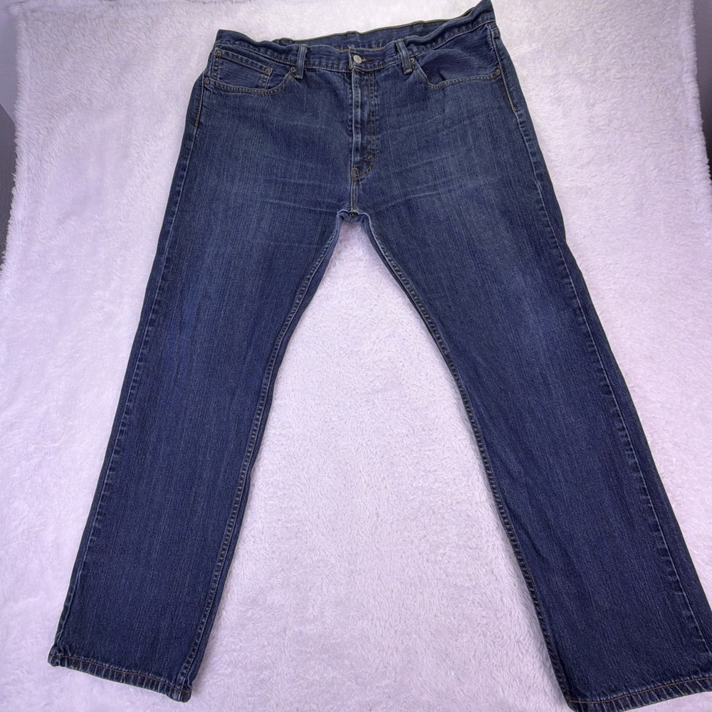 VTG Levis Jeans 505 Mens 40x30 (tag: 40x32) Regular Fit Straight Leg Dark Wash
